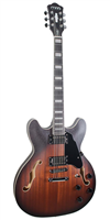 GUITARRA MARS ELECTRICA MOD. HOLLOWBODY 335 SATIN - VIOLIN SUNBURST