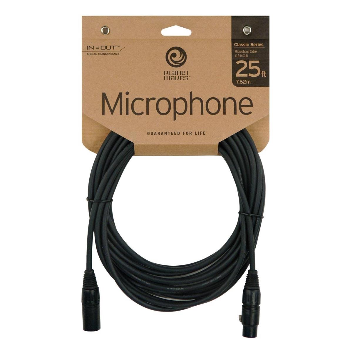 CABLE PLANET WAVE P/MICROFONO PW-CMIC-25