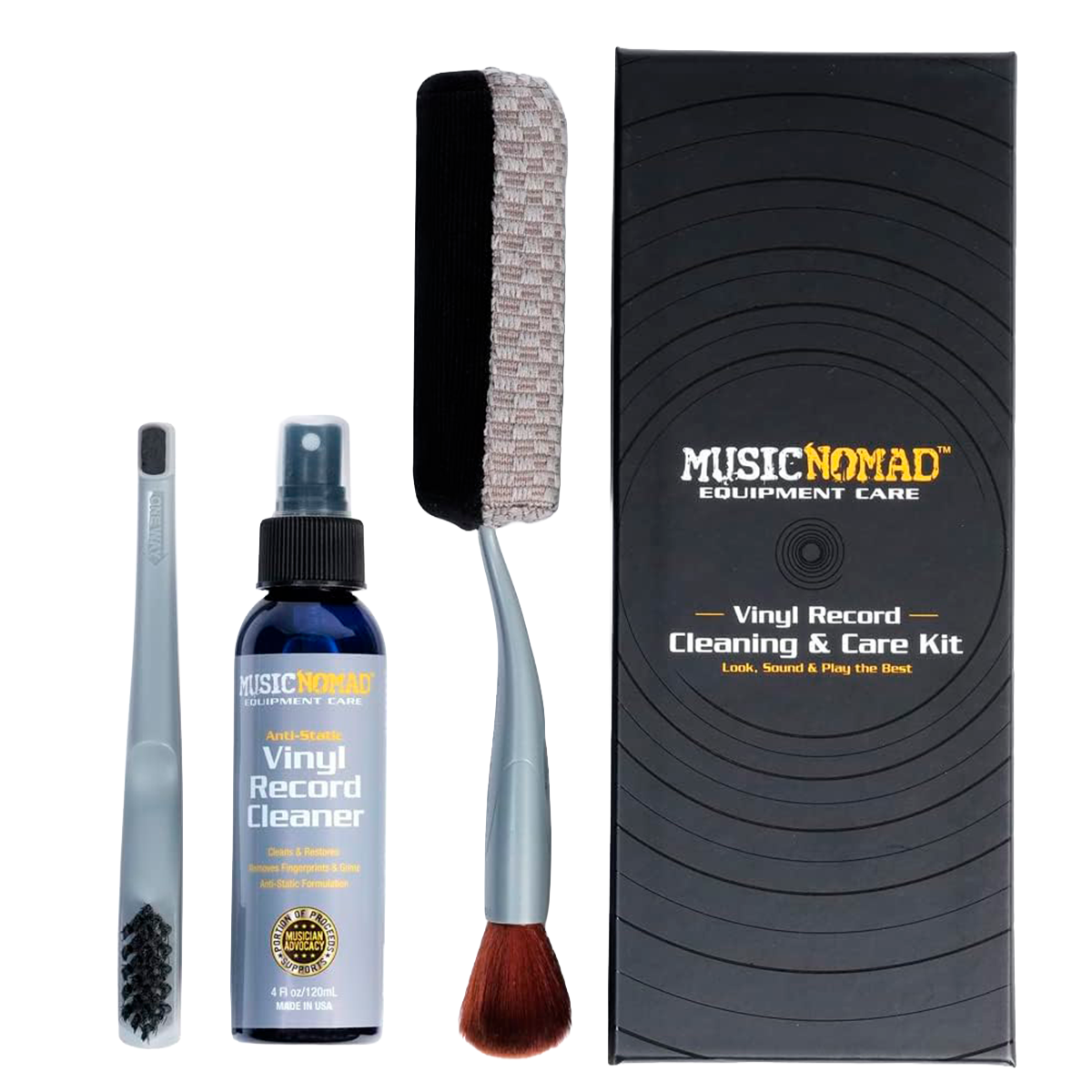 KIT PARA DISCO DE VINIL 6 PZ MUSIC NOMAD MN890