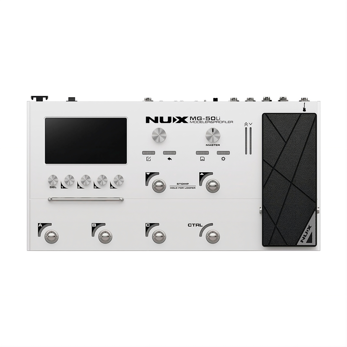 PROCESADOR NUX PARA GUITARRA CON FUNDA INCLUIDA MG-50LI