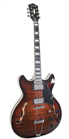 GUITARRA MARS ELECTRICA MOD. HOLLOWBODY 335 CLASSIC - BROWN