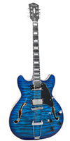 GUITARRA MARS ELECTRICA MOD. HOLLOWBODY 335 CUSTOM - BLUE