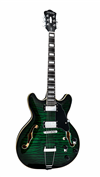 GUITARRA MARS ELECTRICA MOD. HOLLOWBODY 335 CUSTOM - GREEN