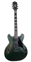 GUITARRA MARS ELECTRICA MOD. HOLLOWBODY 335 SATIN - GREEN