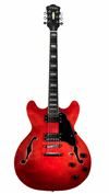 GUITARRA MARS ELECTRICA MOD. HOLLOWBODY 335 - ROJO