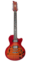 GUITARRA MARS ELECTRICA MOD. SINGLE CUT 12 STRINGS - CHERRY SUNBURST