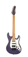 GUITARRA MARS ELECTRICA MOD. STRAT - SEE THRU PURPLE