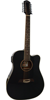 GUITARRA OSCAR SCHMIDT E/ACUSTIC OD312CE - NEGRO