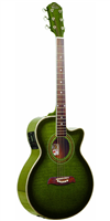 GUITARRA OSCAR SCHMIDT E/ACUSTIC OG10CEF - VERDE TRANSPARENTE