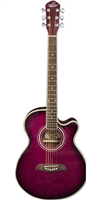 GUITARRA OSCAR SCHMIDT E/ACUSTIC OG10CEF - MORADO TRANSPARENTE