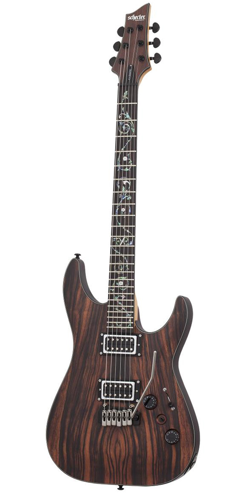 GUITARRA SCHECTER ELECT. C-1 EXOTIC TREM - imagen alta resolución