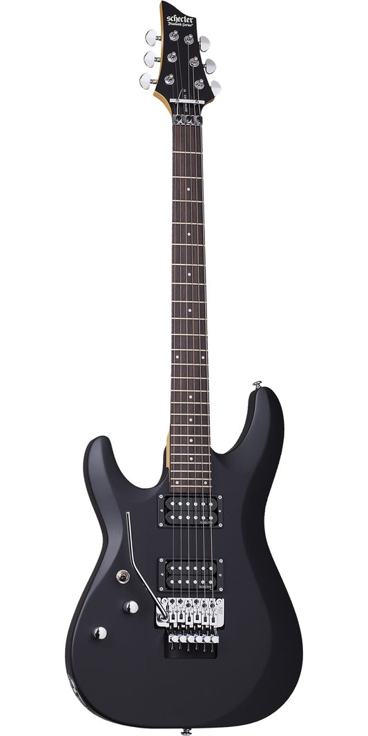 GUITARRA SCHECTER ELECT C-6 FR DLX ZURDA - imagen alta resolución