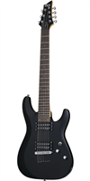 GUITARRA SCHECTER ELECTRICA C-7 DELUXE - NEGRO SATINADO