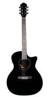 GUITARRA LA SEVILLANA E/ACUST. GA-320CEQ - NEGRO