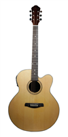 GUITARRA LA SEVILLANA E/ACUST. JU-340CEQ - NATURAL