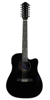 GUITARRA LA SEVILLANA E/ACUS. TX-1200CEQ - NEGRO