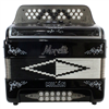 ACORDEON MORETTI BOT. MILAN 3-REG GCF - NEGRO