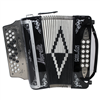 ACORDEON MORETTI BOT. MOD. MILAN FBBEB - NEGRO