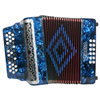 ACORDEON MORETTI BOT. MOD. VERONA GCF - AZUL