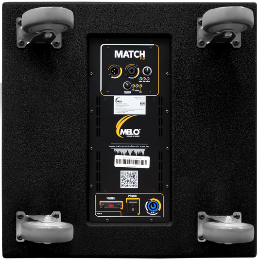 Melo Match 118 Subwoofer Activo De 18'' 1000w 132db