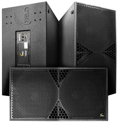 Melo Match 218 Subwoofer Doble Activo De 2x18'' 1500w 132db Color Negro
