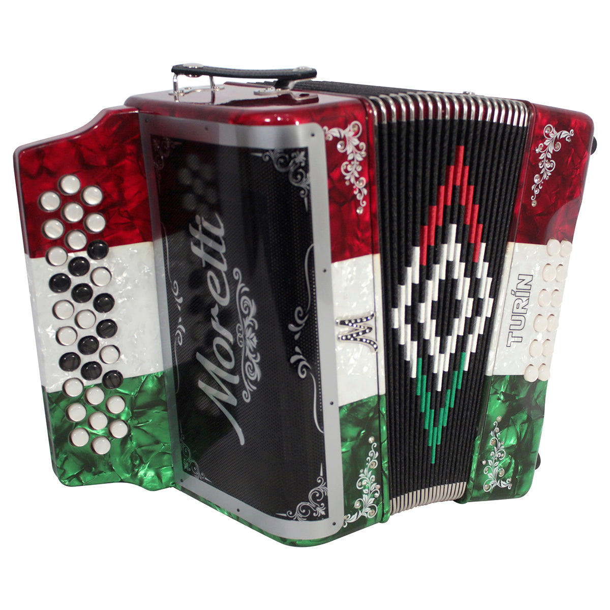 ACORDEON MORETTI BOT. MOD. TURIN GCF