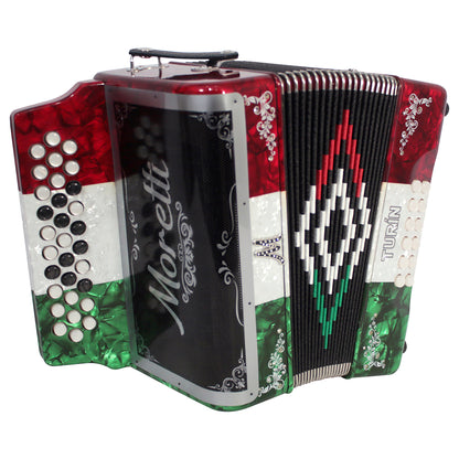 ACORDEON MORETTI BOT. MOD. TURIN GCF