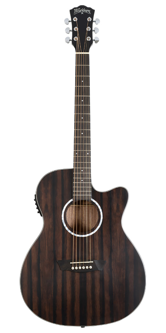 GUITARRA WASHBURN E/ACUS. MOD. EBONY ACE