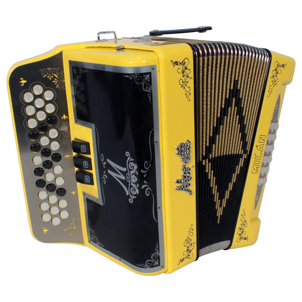 ACORDEON MORETTI BOT. MILAN 3-REG FBBEB