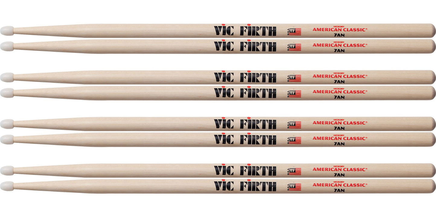 BAQUETAS VIC FIRTH 7AN 4 X 3