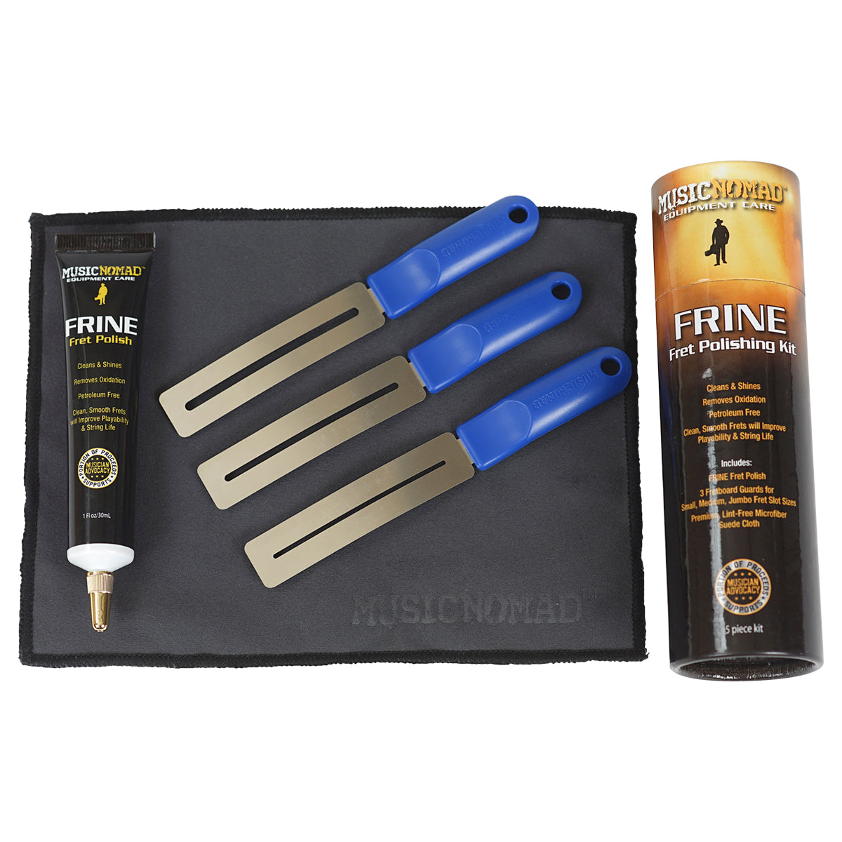 LIMPIADOR TRASTES FRINE KIT MUSIC NOMAD MN124