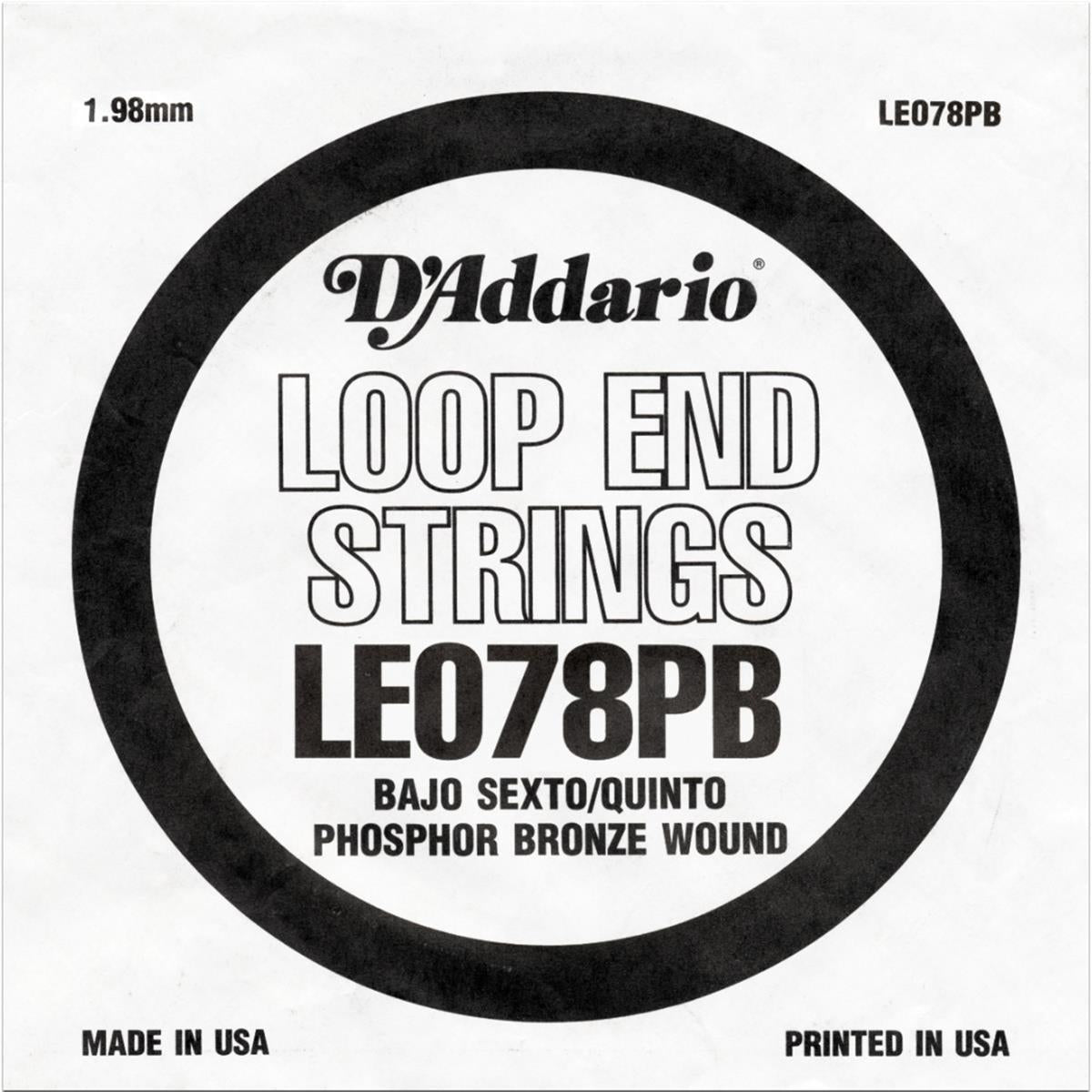 CUERDAS D ADDARIO MOD. LE078PB