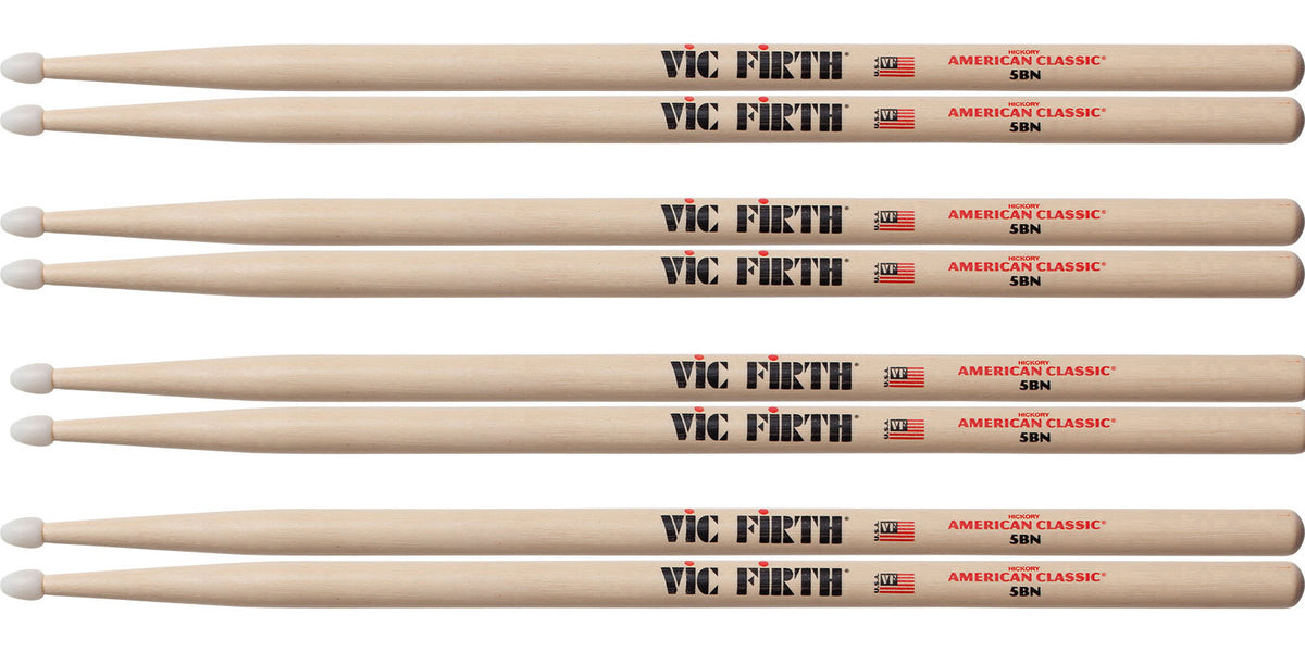 BAQUETAS VIC FIRTH 5BN 4 X 3