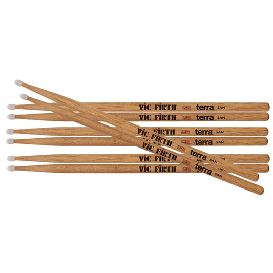 BAQUETAS VIC FIRTH TERRA 4 X 3 P5ATN4PK