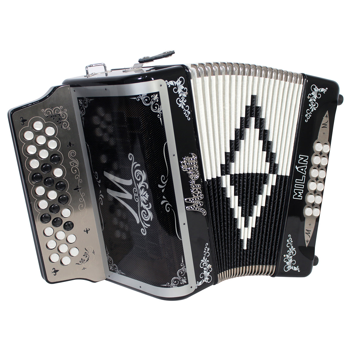 ACORDEON MORETTI BOT. MOD. MILAN GCF