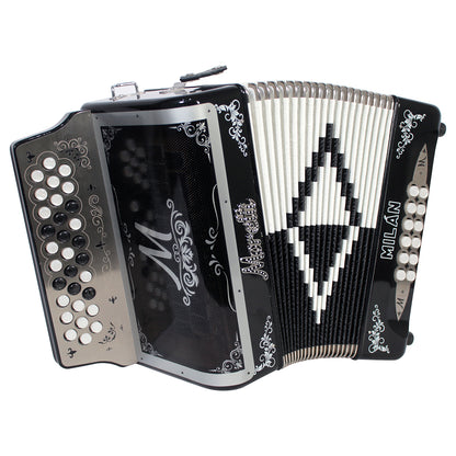 ACORDEON MORETTI BOT. MOD. MILAN GCF