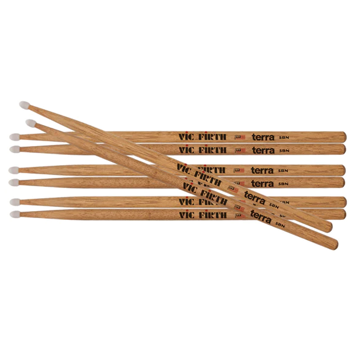 BAQUETAS VIC FIRTH TERRA 4 X 3 P5BTN4PK