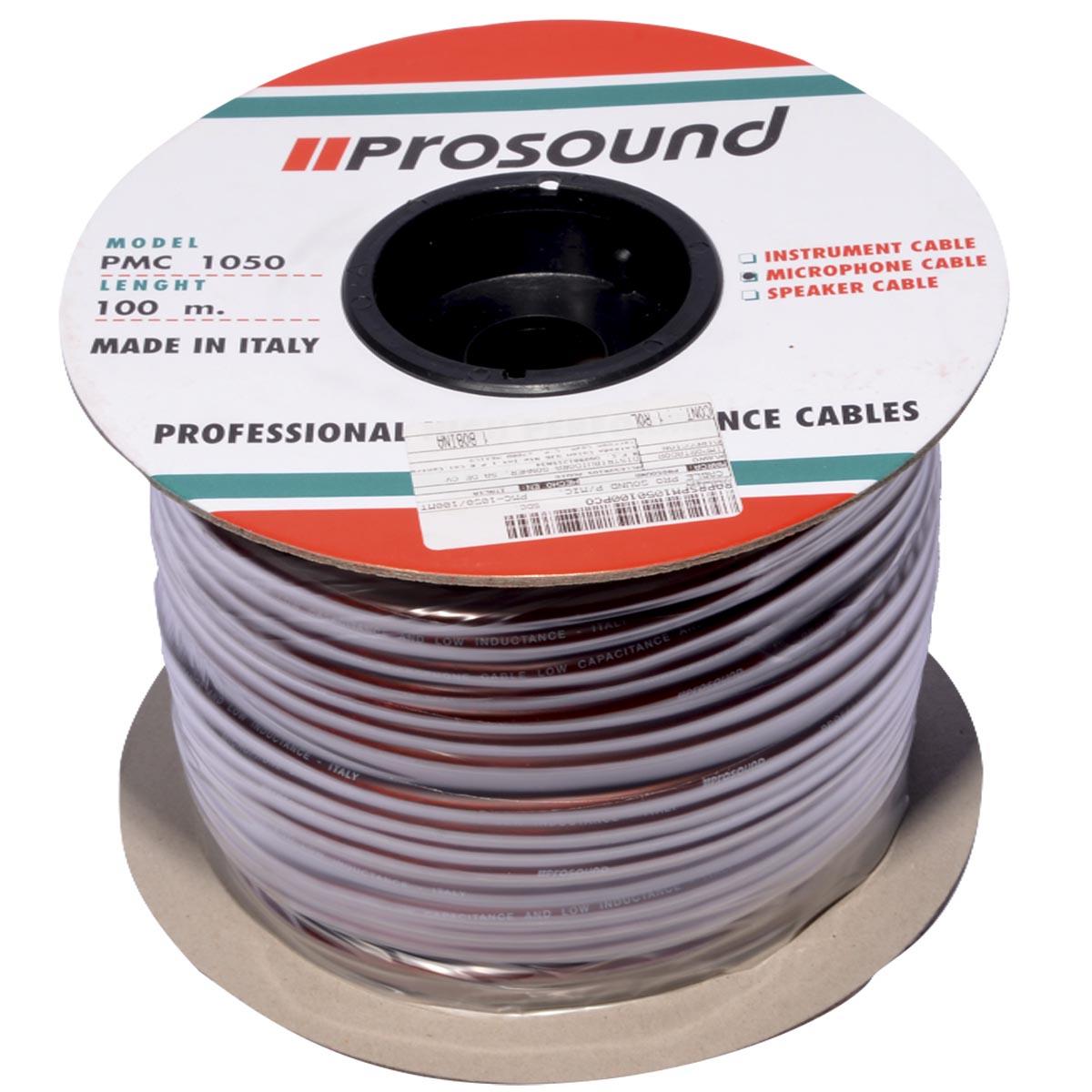 CABLE PRO SOUND P/MIC. PMC-1050/100MT