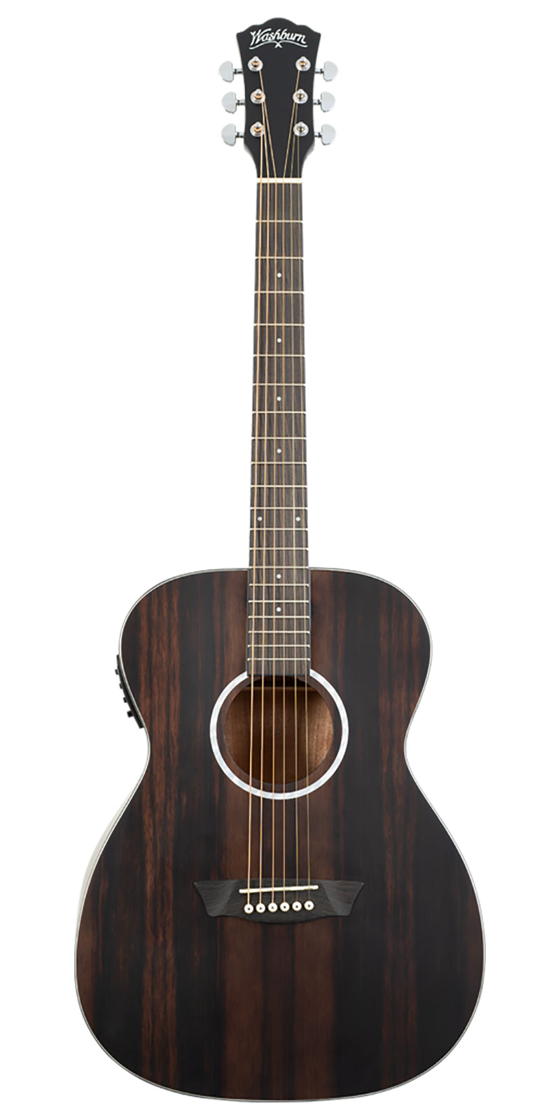 GUITARRA WASHBURN EACUST. MOD. EBONY FE