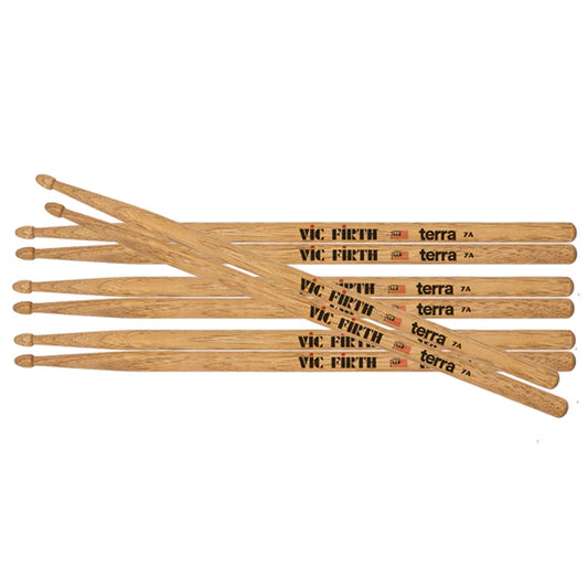 BAQUETAS VIC FIRTH TERRA 4 X 3 P7AT4PK