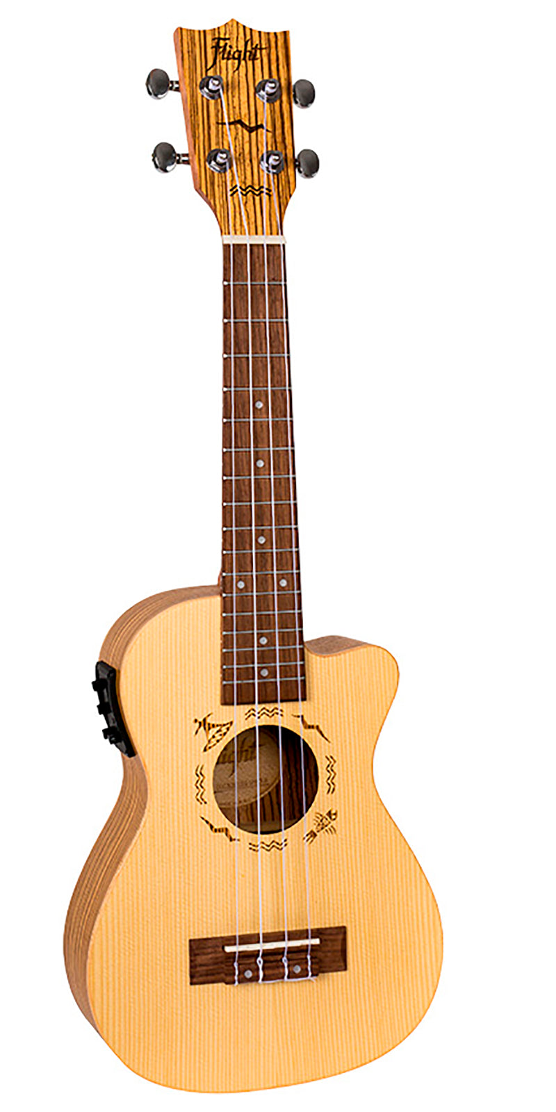 UKELELE FLIGHT E/ACUST DUC 328 CEQ SP/ZE