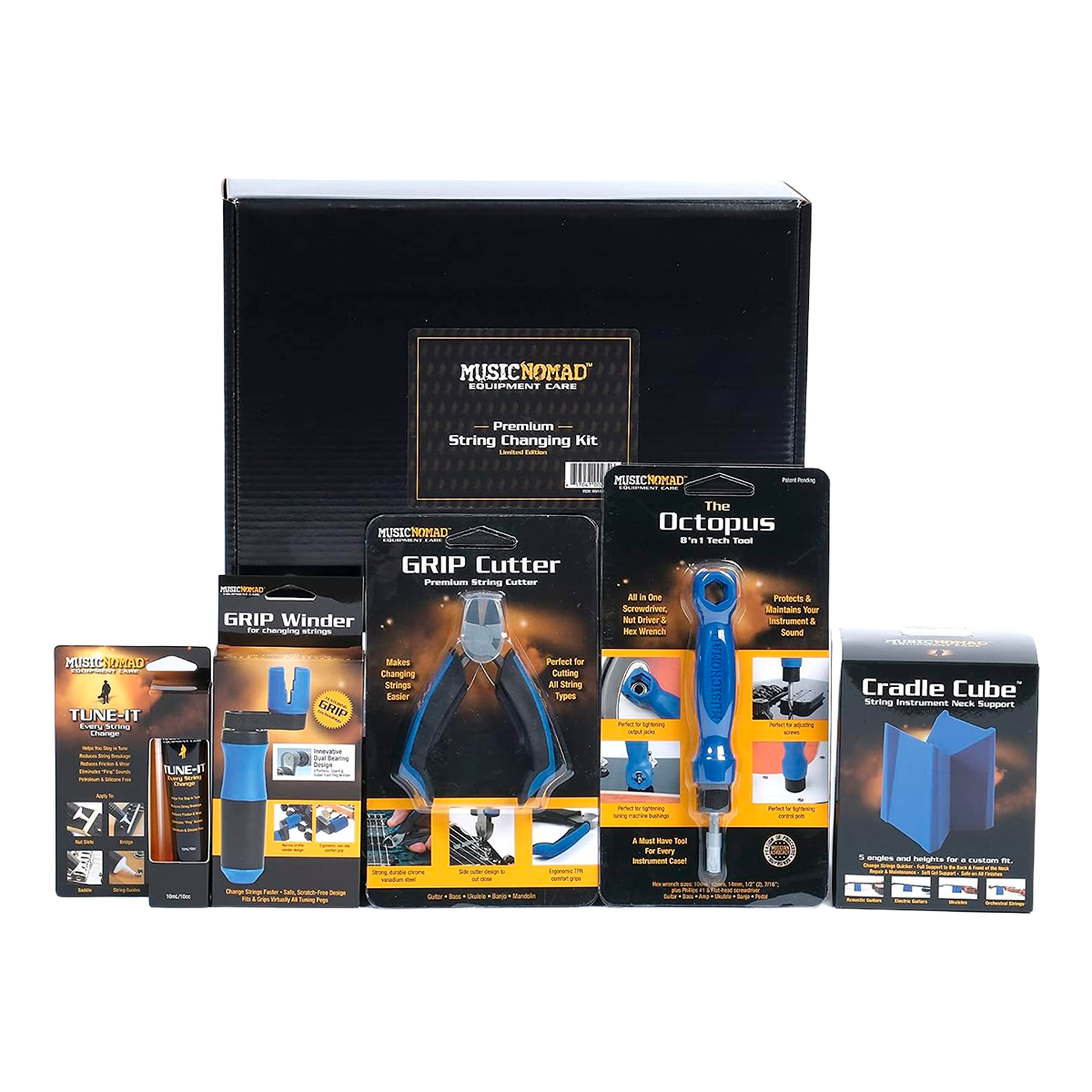 KIT PARA CAMBIO DE CUERDAS MUSIC NOMAD MN146