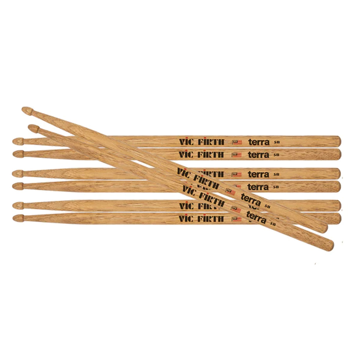 BAQUETAS VIC FIRTH TERRA 4 X 3 P5BT4PK