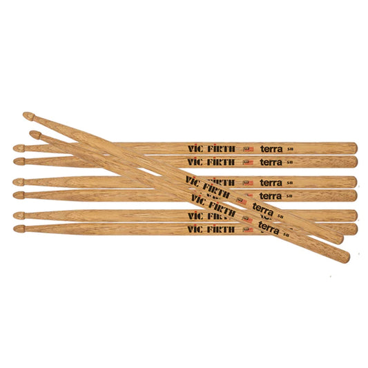 BAQUETAS VIC FIRTH TERRA 4 X 3 P5BT4PK